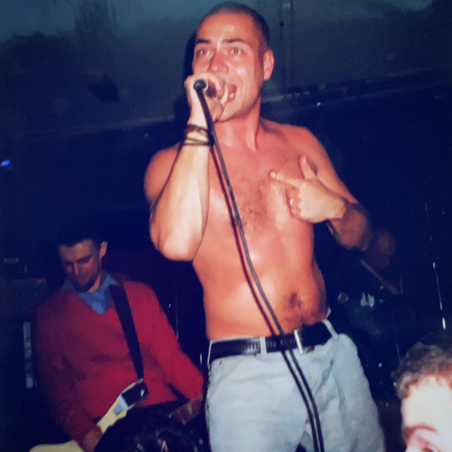 Manliftingbanner - Goudvishal, Arnhem (NL) - 23 January 1999 #straightedge #vegan #hardcore #punkrock #metal #gigpic by @twentylandcrew