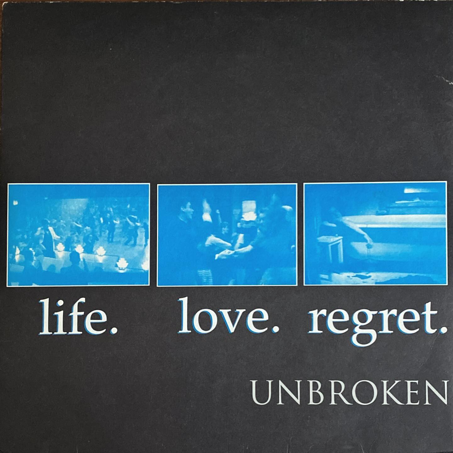 Unbroken - life. live. regret. #nowspinning #vinyleveryday #music #hardcore #metal #vegan #straightedge